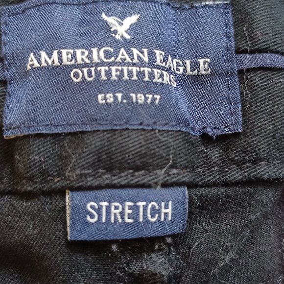 American Eagle Outfitters Women's Size 10 "Midi" Shorts Black - Picture 3 of 4